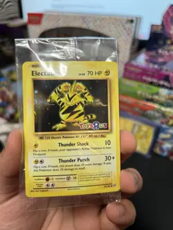 Pokemon XY Evolutions Toys R Us Electabuzz 41/108 Cosmos Holo Promo Sealed NM - Image 1