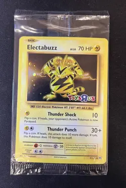 Pokemon XY Evolutions Toys R Us Electabuzz 41/108 Cosmos Holo Promo Sealed NM - Image 2