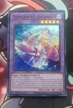 Yu-Gi-Oh! Tearlaments Kitkallos - POTE-EN042 Ultra Rare 1st Edition Near Mint - Image 1