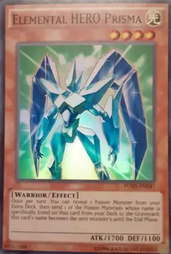 Yugioh! Elemental HERO Prisma - FUEN-EN047 - Super Rare - Unlimited Edition Near - Image 1