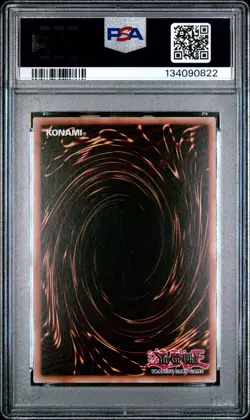 2010 YU-GI-OH! LEGEND OF BLUE EYES WHITE DRAGON REPRINT POLYMERIZATION PSA 8 - Image 2