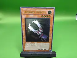 Yugioh Chainsaw Insect SOI-EN021 Ultimate Rare MP - Image 1