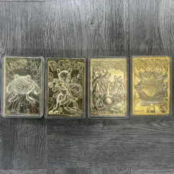 Pokemon 23K Gold Card Lot 1999 - Charizard, Mewtwo, Poliwhirl, Togepi - Image 1
