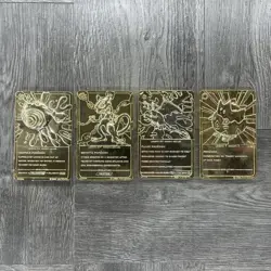 Pokemon 23K Gold Card Lot 1999 - Charizard, Mewtwo, Poliwhirl, Togepi - Image 3