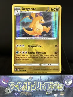 Pokemon Card Dragonite 131/195 Silver Tempest Holo Rare Near Mint - Image 1