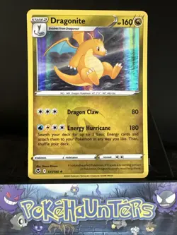 Pokemon Card Dragonite 131/195 Silver Tempest Holo Rare Near Mint - Image 2