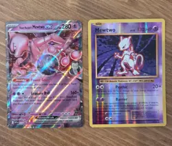 Lot of (2) Pokemon Mewtwo Reverse Holo & Promo Cards - Image 1