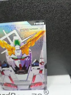 Gundam Card Game Newtype Rising Unicorn Gundam Resource R-003 C+ Foil Alt Art - Image 2