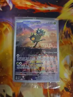 Teal Mask Ogerpon - (Pokemon Center Exclusive) Promo Cards Holo svp123 - Image 1
