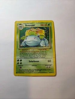 Pokemon TCG Venusaur Base Set Holo Unlimited Rare Card 15/102 1999 - Image 4