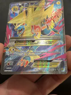 Pokemon Mega M Manectric EX TCG Card 24a/119 Manectric Alternate Art Promo LP - Image 3