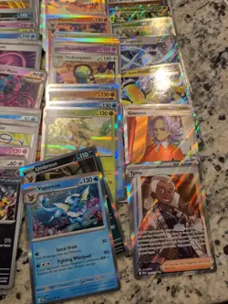 Lot Of 487 Pokemon Cards from Prismatic Evolution, Holo, Reverse Holos, Bulk - Image 2