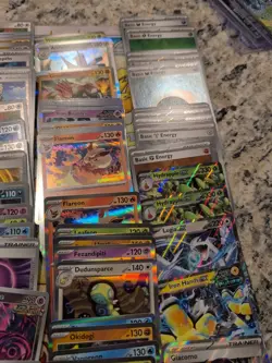 Lot Of 487 Pokemon Cards from Prismatic Evolution, Holo, Reverse Holos, Bulk - Image 3