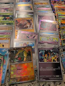 Lot Of 487 Pokemon Cards from Prismatic Evolution, Holo, Reverse Holos, Bulk - Image 4