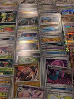 Lot Of 487 Pokemon Cards from Prismatic Evolution, Holo, Reverse Holos, Bulk - Image 5