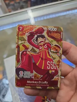 One Piece Card Game Monkey.D.Luffy P-080 Bandai Card Games Fest 24-25 Promo - Image 1