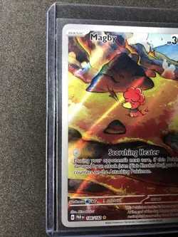 MAGBY 186/182 PARADOX RIFT ILLUSTRATION RARE CARD NM+ FULL ART 2023 POKEMON * - Image 2