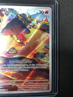 MAGBY 186/182 PARADOX RIFT ILLUSTRATION RARE CARD NM+ FULL ART 2023 POKEMON * - Image 3