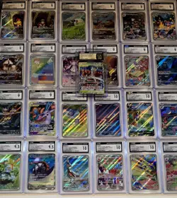 * No Bulk * Lot of 37 Graded Pokemon Cards CGC 9 - Pristine 10 * List In Info * - Image 2