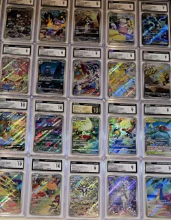 * No Bulk * Lot of 37 Graded Pokemon Cards CGC 9 - Pristine 10 * List In Info * - Image 3