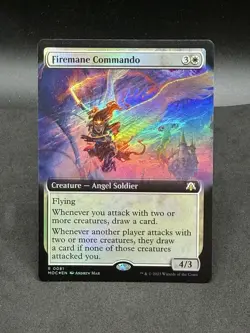 Firemane Commando (Extended Art) Commander: March of the Machine Foil - Image 1