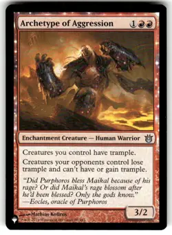 Archetype of Aggression The List Reprints Regular MTG - Image 1