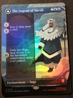 The Legend Of Kuruk - Foil - Borderless - TLA - MTG - EN - NM - 0355 - Image 1