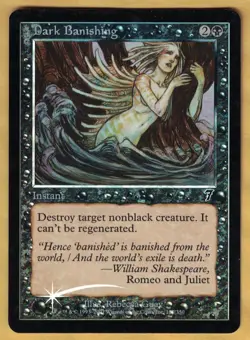 Foil - Dark Banishing Seventh Edition, Common, 2001) 7th MTG Core Base - Image 1