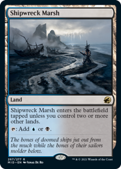 MTG Shipwreck Marsh, NM-Mint, English Innistrad: Midnight Hunt - Image 1