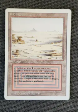 MTG Badlands Dual Land Revised LP Condition - Image 1