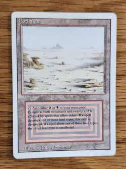 MTG Badlands Dual Land Revised LP Condition - Image 3