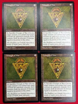 MTG 4X Triangle of War X4 Visions Magic - LP/PL - Image 1