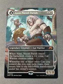 Ajani, Nacatl Pariah (Borderless) Modern Horizons 3 Regular NM - Image 1