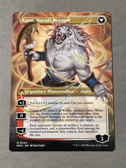 Ajani, Nacatl Pariah (Borderless) Modern Horizons 3 Regular NM - Image 2
