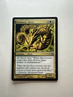 Harmonic Sliver LP Time Spiral Magic The Gathering Mtg Lightly Played Creature - Image 1