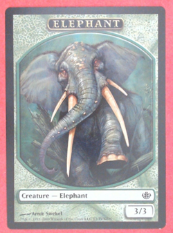 MTG Singles - Elephant Token - Duel Decks: Garruk vs. Liliana (DDD) -C790 - Image 1
