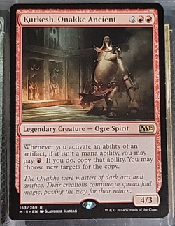 MTG Kurkesh, Onakke Ancient Magic 2015 153/269 Regular Rare - Image 1