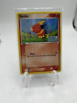 Torchic 65/100 Stamped Holo Common Ex Crystal Guardians Pokemon TCG - Image 1