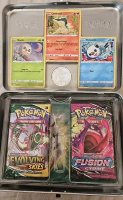 Pokemon TCG - Arceus Collector Chest Lunchbox Tin-Spring 2022-Evolving Skies x2 - Image 3