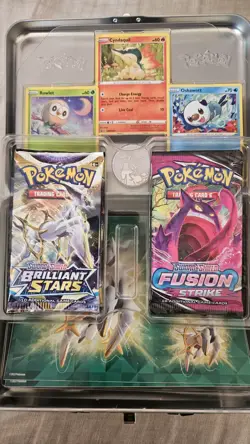 Pokemon TCG - Arceus Collector Chest Lunchbox Tin-Spring 2022-Evolving Skies x2 - Image 4