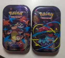 Pokemon TCG Mega Evolution: Mega Heroes Mini Tins (x2) - Image 1
