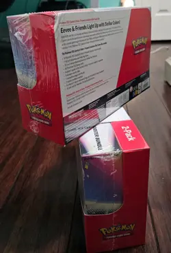 2x Pokemon TCG: Prismatic Evolutions ETB & Booster Bundle Costco 2-Pack LOT - Image 3