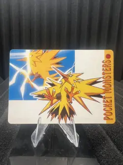 Pokemon Vintage Pocket Monsters Vending HOLO Prism Sticker Bandai 1999 Nintendo - Image 2