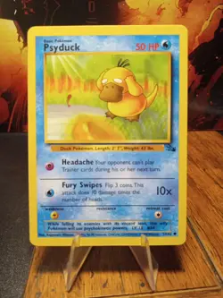 1999 Pokemon Fossil Psyduck #53 VLP - Image 1