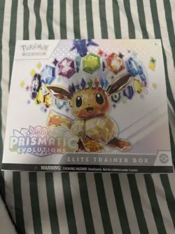 Pokemon TCG Prismatic Evolutions Elite Trainer Box ETB - SEALED Small Rip - Image 1