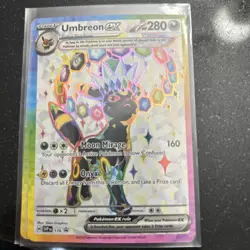 Umbreon ex 176 SVP Black Star Promo Prismatic Evolutions Figure Coll. Pokemon NM - Image 1