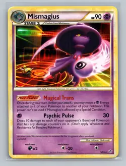 Pokemon TCG Mismagius 5/95 Unleashed Deck Exclusives Normal MP - Image 1