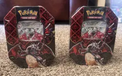 Lot of 2 Pokemon TCG Paldean Fates Charizard Tins - Sealed - Image 1