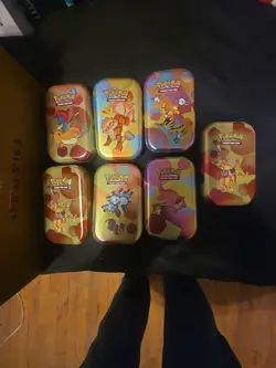 22- Empty Pokemon Mini Tins With Display Boxes - Image 2