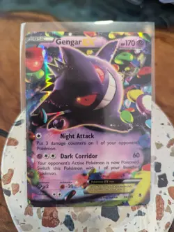 Gengar EX 34/119 - 2014 XY Phantom Forces - Ultra Rare Holo Pokemon TCG - Image 1